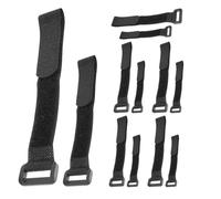 LOORGVEL Correas Ajustables de Nailon para Bicicletas de Montaña 12 Unidades 2 CM X 20 CM y 2 CM X 30 CM Correas Estabilizadoras Resistentes para Ruedas Multifuncionales para