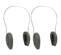 LOORGVEL Cubiertas de Goma Impermeables para Oídos 2 Piezas Gancho Ajustable para Teñir y Lavar el Cabello en Salón o Casa Protectores Auditivos Profesionales para Peluquería y Secador de