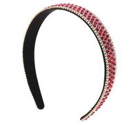 LOORGVEL Diadema Ancha con Cristales Brillantes Antideslizante para Mujer y Niñas Accesorio Elegante para Tipo de Cabello para Fiestas y Diario
