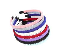 LOORGVEL Diadema Cabello Peine de Dientes 8 Piezas Antideslizante Tamaño Único para Mujeres y Niñas Uso Diario Accesorios de Tela Diseño Mixto Varios estilos