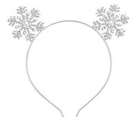 LOORGVEL Diadema Navideña de Metal con de Accesorio para Fiesta de Navidad Decorativo y Festivo para Fotos Familiares y Alegre