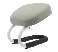 LOORGVEL Ergonómico de Metal para Meditación y Oración Banco Compacto Portátil Multifuncional para Yoga y Uso Hogar o Templo Diseño Japonés Minimalista Color Verde con Funda Antideslizante