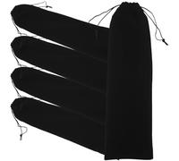 LOORGVEL Estuche de Viaje para Plancha de Pelo y Rizador, Bolsa de Almacenamiento de Velour Cordón, Fácil de Llevar, Pack de 5 Unidades para Uso en Viajes