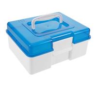 LOORGVEL Estuche para Sangre Organizador Portátil Múltiples Compartimentos Caja de Almacenamiento para Uso Diario Oficina y Viajes