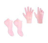 LOORGVEL Exfoliante Hidratante para Pies y Manos Calcetines y Guantes Sequedad Xl Suavizan Durezas y Seca Cuidado para Áspera y Agrietada Color Rosa