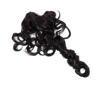 LOORGVEL Extensión de Coleta Sintética Rizada con Clip de Garra Mechones Ondulados para Mujer Ponytail Postizo Fácil de Usar y Duradero