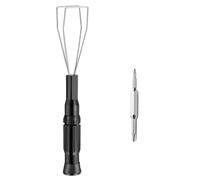 LOORGVEL Extractor de Teclas para Teclado Mecánico, Herramienta Portátil de Acero para Extraer Tapas de Teclado de Computadora, Práctica y Ligera para Limpieza y Mantenimiento