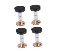 LOORGVEL Fijadores De Mesitas De Noche De Metal Ajustables 47-64 Mm, Estabilizador De Pared Resistente, Actuador Anti-salpicaduras Para Dormitorio y Hogar, Pack De 4 Unidades