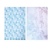 LOORGVEL Fondos para Fotografía de Doble Cara Impermeables Papel de Fondo Mármol 2 Piezas Diseño Plano Resistente Tablero para Fotografía de Naturaleza Muerta y Producción de Video