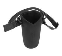 LOORGVEL Funda Térmica para Botella de Agua Negra de Neopreno, Portabotellas Portátil con Correa Hombro, Cubierta Protectora Multifuncional Adecuado para Viajes y Actividades al Aire Libre
