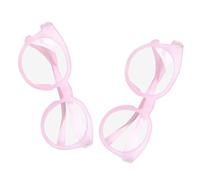 LOORGVEL Gafas Bloqueadoras de Luz Azul para 2 Piezas, Color Rosa Arena, Lentes Antifatiga Visual con Protección Uv, Cómodas para Videojuegos, Estudio y Uso Diario en Casa