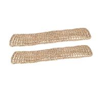 LOORGVEL Hamacas para Reptiles y Accesorios para Tanques De Lagartos, Almohadillas De Pasto Marino Natural 75x18 Cm, Colgantes Sin Ventosas, Ideales para Iguanas, Geckos y Serpientes Terrarios
