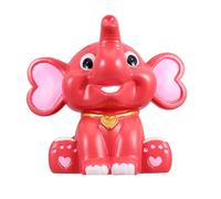 LOORGVEL Hucha Elefante de Vinilo Irrompible para Escritorio y Almacenamiento de Dinero, Decoración Adorable Cumpleaños