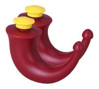 LOORGVEL Irrigador Nasal Plástico Rojo 2 Unidades para Limpieza Nasal y Cuidado de Senos Paranasales en Adultos Compacta Portátil para Alivio de Congestión