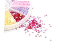 LOORGVEL Juego de Materiales para Decoración de Uñas Pegatinas de Lentejuelas con Forma en Pvc, 2 Cajas 150 Piezas para Manicura DIY en Casa o Tienda Varios estilos