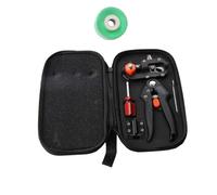 LOORGVEL Kit Profesional de Herramientas de Injerto para Viveros Tijeras de Injerto Manuales para Árboles Frutales Acero Resistente Color Negro Bolsa de Tela y Película Verde de 2 MM