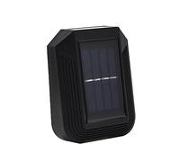 LOORGVEL Lámpara Solar de Pared con Leds Iluminación Decorativa para Jardín y Exterior Fácil Instalación Recarga Automática Diurna Luz Cálida para Patio y Pasillo