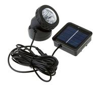 LOORGVEL Lámpara Solar Sumergible para Estanque con Luz Blanca Decoración Jardín Exterior Foco LED Energía Renovable para Agua