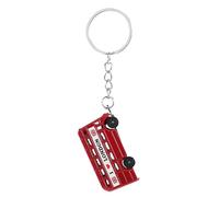 LOORGVEL Llavero de Autobús Británico Retro de Metal Llavero Decorativo de Recuerdo de Viaje de Londres Tamaño Único para Turismo para Regalos