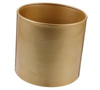 LOORGVEL Maceta Cubo Abrazo tamaño Olla de Oro pequeño contenedor de Maceta maceteros balde Titulares de Plantas para el Exterior Soporte para Plantas Moderno con Planchar Dorado
