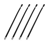 LOORGVEL Manguera de Descarga Flexible para Extintor de Incendios 4 Piezas Tubo de Caucho Resistente Boquilla de Pulverización para Manguera de Repuesto Accesorio Esencial para