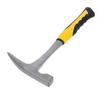 LOORGVEL Martillo Geológico de 600g con Punta Afilada Integrada Mango Ergonómico y Diseño Compacto Herramienta Multifuncional para Exploración Albañilería y Estudios Geológicos al Aire