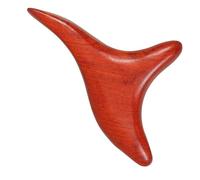 LOORGVEL Masajeador de Madera Tailandés Tres Puntas para Pies y Manos Herramienta Ergonómica para Masaje y Terapia de Puntos Gatillo Raspador Corporal Multifuncional Gua Sha