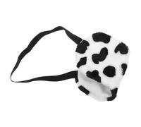 LOORGVEL Máscara para Ojos de Peluche Transpirable para Dormir, 1 Unidad, Color Leche Abertura, Diseño Suave y Cómodo, Adecuado para Uso Nocturno y Descanso Profundo, Adecuada para Mujeres