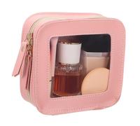 LOORGVEL Neceser De Maquillaje Mini Transparente Cierre para Viaje Organizador De Cosméticos Resistente y Duradero Bolsa Multiusos para Cuidado Piel y Accesorios
