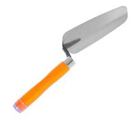 LOORGVEL Paleta de Albañilería Mediana de Acero Inoxidable con Mango Ergonómico de Goma, Espátula para Enlucido y Alisado de Paneles de Yeso, Herramienta Manual para Colocación de Azulejos