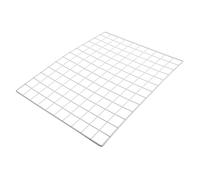 LOORGVEL Panel de Rejilla de Pared Metálica Grande 48,5x37,5 Cm, Alambre de Color Claro, Soporte para Colgar Fotos y Organizar, Herramienta de Almacenamiento para Decoración y Exhibición