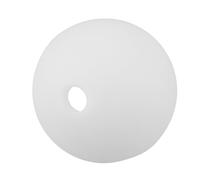 LOORGVEL Pantalla de Lámpara Redonda Pequeña de Plástico Blanco PE para Lámpara de Mesa Techo y Colgante Fácil Instalación para Dormitorio Sala y Habitación Infantil
