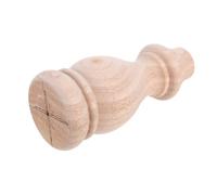 LOORGVEL Patas de Madera Maciza para Muebles de Altura Pies Redondos para Sofá y Mesa Decoración Rústica para Reparación y Renovación de Muebles