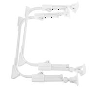 LOORGVEL Patas de Mesa Plegables Tipo U Grandes Ajustables en Altura para Escritorio y Cama Patas Metálicas Resistentes para Muebles y Escritorio Cama Plegable