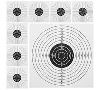 LOORGVEL Pegatinas para Dianas de Tiro 100 Unidades Papel Objetivo Resistente y Portátil Hojas de Marcadores de Precisión para Arqueros y Práctica al Aire Libre
