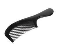 LOORGVEL Peine de Cuerno Natural de Masajeador Alisador para Cabello Mango Grueso y Pulido Suave Cuidado sin Daño para y Pelo