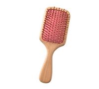 LOORGVEL Peine de Masaje para Cabelludo Peine Antiestático de Diseño Ergonómico Estimula la Circulación Sanguínea Color Rosa