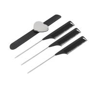 LOORGVEL Peine de Peluquería Magnético Correa de Silicona Rosa, Ligero y Portátil, Adecuado para Barberías y Uso Diario