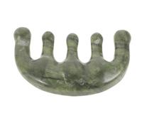 LOORGVEL Peine Masajeador De Jade Multipropósito Para Cabelludo Peine Para Desenredar Sin Tirones Masaje Relajante y Diseño Para Tipo De Cabello Regalo Elegante Para Navidad y Cumplea