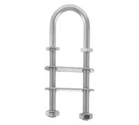 LOORGVEL Perno en U para Barco de Acero Inoxidable M8 8-120, Herrajes para Amarre Marino, Perno de Popa Resistente para Cubierta, Accesorio de Fijación Seguro para Navegación Industrial