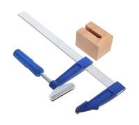LOORGVEL Prensa para trastes de guitarra, herramienta manual de prensa de trastes, metal y madera, azul, 1pc, para bajo eléctrico, fácil de operar