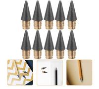 LOORGVEL Puntas de Lápiz sin Tinta para Lápices Eternos, 25 Unidades Recambios Lisos Portátiles para Estudiantes y Artistas, Material Resistente para Escritura y Dibujo en Papel Escolar