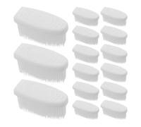 LOORGVEL Recambio 30 Piezas Cabezales de Cepillo de Dientes de Silicona Ultrasuaves Nano Cerdas para Adultos Compatible Cepillo Manual Cuidado de Encías Sensibles Uso Doméstico Viaje