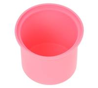 LOORGVEL Recipiente de Silicona para Cera Caliente 200 Ml Tazón Pequeño Antiadherente Rosa para Depilación Profesional en Salón y Hogar