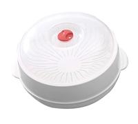 LOORGVEL Recipiente para Cocinar al Vapor en Microondas de Acero Inoxidable Ventilación, Adecuado para Preparar Pescado, Verduras y Arroz, Utensilio Práctico para Cocina Diaria