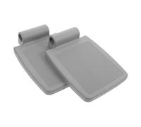 LOORGVEL Reposapiés para Silla de Ruedas para Personas Mayores Diseño de Soporte, Material Pp Duradero y Diámetro Adaptador de 22 Mm, Pack de 2 Unidades