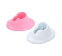 LOORGVEL Soporte para Esmalte de Uñas 4 Piezas en Gel de Silicona Práctico y Anti-derrame para Manicura DIY en Casa