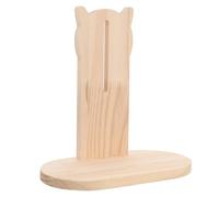 LOORGVEL Soporte para Rueda de Ejercicio de Hámster de Madera Base Resistente y Silenciosa para Juguetes de Roedores Pequeños Accesorio Práctico para Correr y Entrenar Hámsters