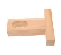 LOORGVEL Soporte para Varilla de Armario de Madera Montaje Techo Portador Estable y Resistente para Barra de Ropa Vestidores y Armarios