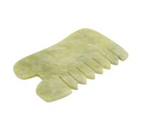 LOORGVEL Tabla de Masaje Gua Sha de Jade Natural para Masaje Facial y Cuidado Cutáneo, Herramienta Creativa Duradera Beneficiosa Salud del Cuerpo y Rostro